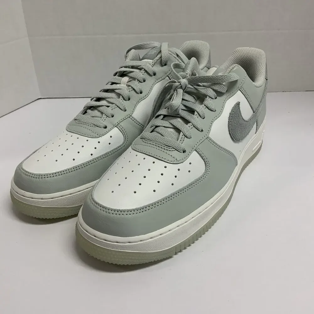 Nike Air Force 1 '07 LV8 Light Silver Pumice FJ4170 003 Size 12.5 Men Grey White